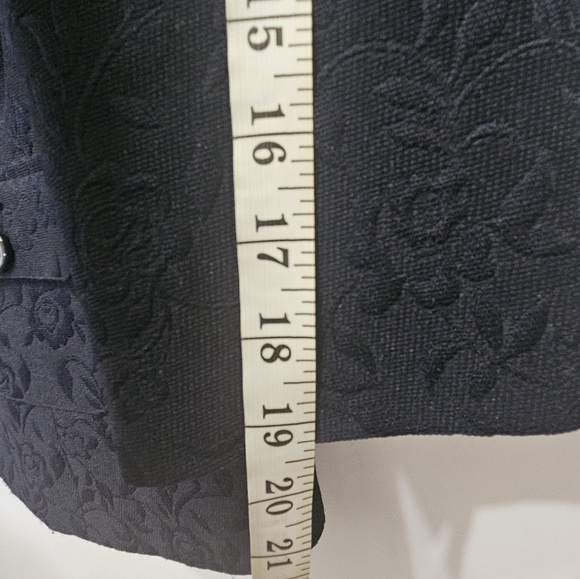 Emma James Dark Blue Coat Woman's Size 16W - Picture 6 of 11